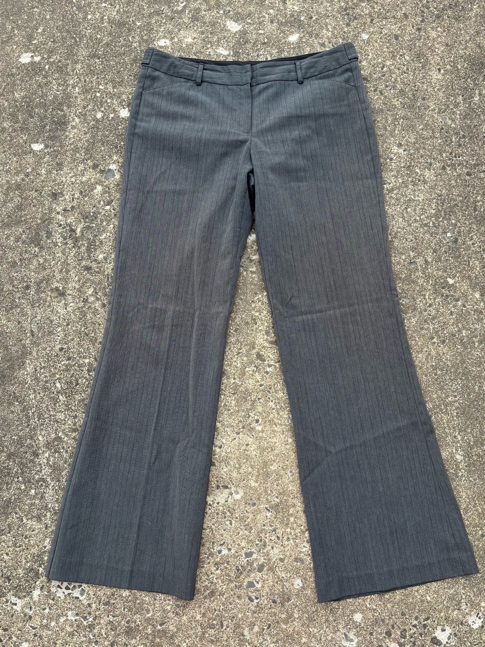 Tracy Evans Charcoal Pinstripe Dress Pants